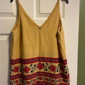 New Look Mustard Sleeveless Top